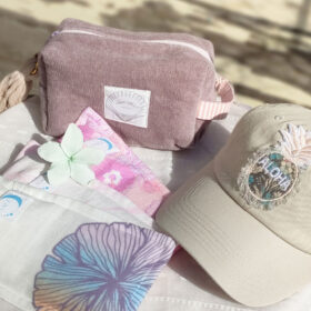 Hawaiiを感じる布小物